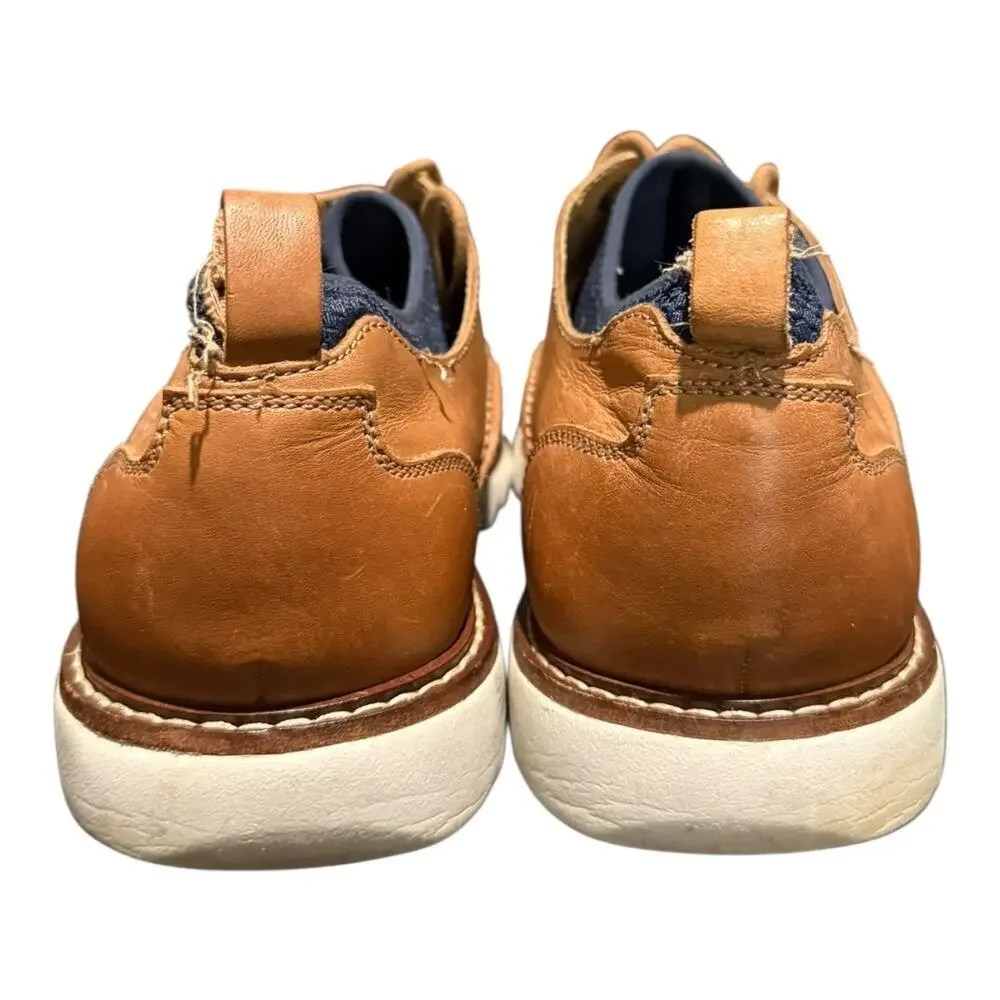Johnston & Murphy Duncan Knit Plain Toe Shoes Men's 10.5 M Brown Slip On Comfort